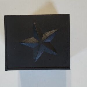 Metal Brown Rustic Star Tissue Box